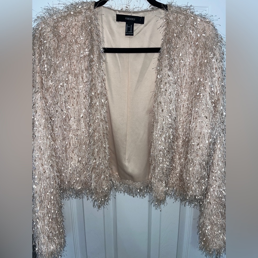 Forever 21 Cropped lightweight Jacket
